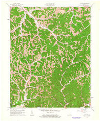 Landsaw Kentucky Historical topographic map, 1:24000 scale, 7.5 X 7.5 Minute, Year 1961