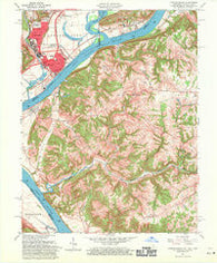 Lawrenceburg Kentucky Historical topographic map, 1:24000 scale, 7.5 X 7.5 Minute, Year 1961