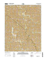 Lawrenceville Kentucky Current topographic map, 1:24000 scale, 7.5 X 7.5 Minute, Year 2016
