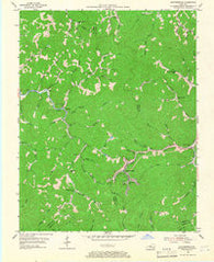 Leatherwood Kentucky Historical topographic map, 1:24000 scale, 7.5 X 7.5 Minute, Year 1954