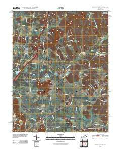 Lebanon Junction Kentucky Historical topographic map, 1:24000 scale, 7.5 X 7.5 Minute, Year 2010