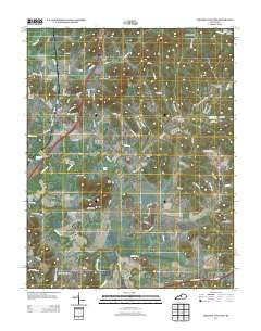 Lebanon Junction Kentucky Historical topographic map, 1:24000 scale, 7.5 X 7.5 Minute, Year 2013