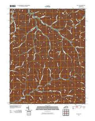 Lee City Kentucky Historical topographic map, 1:24000 scale, 7.5 X 7.5 Minute, Year 2010