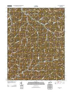Lee City Kentucky Historical topographic map, 1:24000 scale, 7.5 X 7.5 Minute, Year 2013