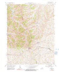 Leesburg Kentucky Historical topographic map, 1:24000 scale, 7.5 X 7.5 Minute, Year 1954
