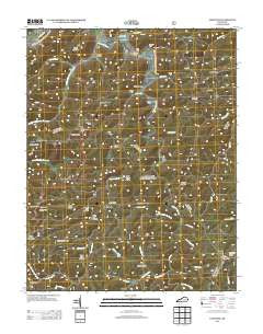 Leighton Kentucky Historical topographic map, 1:24000 scale, 7.5 X 7.5 Minute, Year 2013