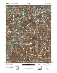 Leitchfield Kentucky Historical topographic map, 1:24000 scale, 7.5 X 7.5 Minute, Year 2010