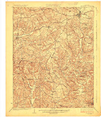 Leitchfield Kentucky Historical topographic map, 1:62500 scale, 15 X 15 Minute, Year 1925