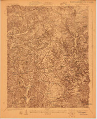 Leitchfield Kentucky Historical topographic map, 1:48000 scale, 15 X 15 Minute, Year 1922