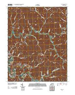 Lenox Kentucky Historical topographic map, 1:24000 scale, 7.5 X 7.5 Minute, Year 2010