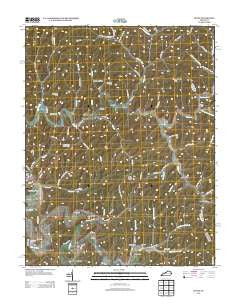 Lenox Kentucky Historical topographic map, 1:24000 scale, 7.5 X 7.5 Minute, Year 2013