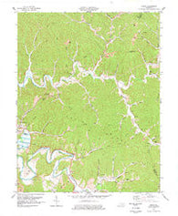 Lenox Kentucky Historical topographic map, 1:24000 scale, 7.5 X 7.5 Minute, Year 1977