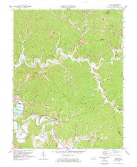Lenox Kentucky Historical topographic map, 1:24000 scale, 7.5 X 7.5 Minute, Year 1977