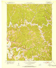 Lenox Kentucky Historical topographic map, 1:24000 scale, 7.5 X 7.5 Minute, Year 1950
