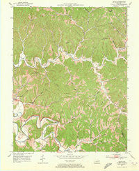 Lenox Kentucky Historical topographic map, 1:24000 scale, 7.5 X 7.5 Minute, Year 1951