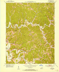 Lenox Kentucky Historical topographic map, 1:24000 scale, 7.5 X 7.5 Minute, Year 1951