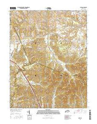 Levee Kentucky Current topographic map, 1:24000 scale, 7.5 X 7.5 Minute, Year 2016