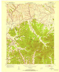 Levee Kentucky Historical topographic map, 1:24000 scale, 7.5 X 7.5 Minute, Year 1950