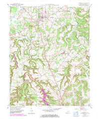 Lewisburg Kentucky Historical topographic map, 1:24000 scale, 7.5 X 7.5 Minute, Year 1951