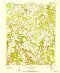Lewisburg Kentucky Historical topographic map, 1:24000 scale, 7.5 X 7.5 Minute, Year 1951