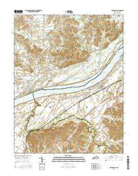 Lewisport Kentucky Current topographic map, 1:24000 scale, 7.5 X 7.5 Minute, Year 2016