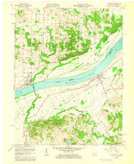 Lewisport Kentucky Historical topographic map, 1:24000 scale, 7.5 X 7.5 Minute, Year 1960