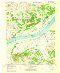 Lewisport Kentucky Historical topographic map, 1:24000 scale, 7.5 X 7.5 Minute, Year 1960