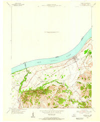 Lewisport Kentucky Historical topographic map, 1:24000 scale, 7.5 X 7.5 Minute, Year 1953