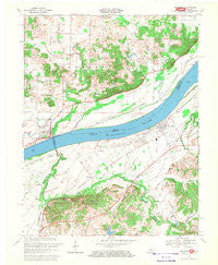 Lewisport Kentucky Historical topographic map, 1:24000 scale, 7.5 X 7.5 Minute, Year 1967