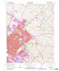 Lexington East Kentucky Historical topographic map, 1:24000 scale, 7.5 X 7.5 Minute, Year 1965