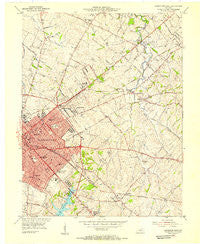 Lexington East Kentucky Historical topographic map, 1:24000 scale, 7.5 X 7.5 Minute, Year 1954