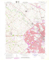 Lexington West Kentucky Historical topographic map, 1:24000 scale, 7.5 X 7.5 Minute, Year 1965