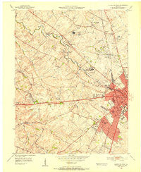 Lexington West Kentucky Historical topographic map, 1:24000 scale, 7.5 X 7.5 Minute, Year 1950