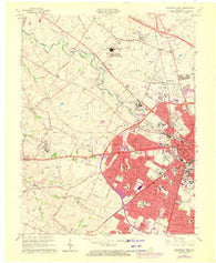 Lexington West Kentucky Historical topographic map, 1:24000 scale, 7.5 X 7.5 Minute, Year 1965