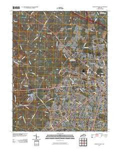 Lexington West Kentucky Historical topographic map, 1:24000 scale, 7.5 X 7.5 Minute, Year 2010