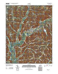 Liberty Kentucky Historical topographic map, 1:24000 scale, 7.5 X 7.5 Minute, Year 2010