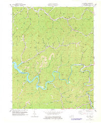 Lick Creek Kentucky Historical topographic map, 1:24000 scale, 7.5 X 7.5 Minute, Year 1978