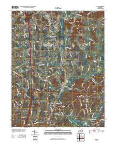 Lily Kentucky Historical topographic map, 1:24000 scale, 7.5 X 7.5 Minute, Year 2010