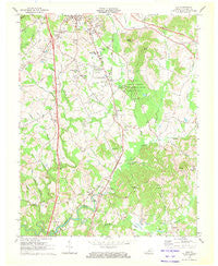 Lily Kentucky Historical topographic map, 1:24000 scale, 7.5 X 7.5 Minute, Year 1970