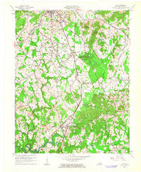 Lily Kentucky Historical topographic map, 1:24000 scale, 7.5 X 7.5 Minute, Year 1961