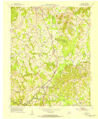 Lily Kentucky Historical topographic map, 1:24000 scale, 7.5 X 7.5 Minute, Year 1952