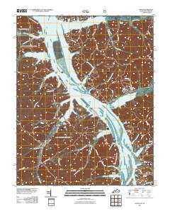 Linton Kentucky Historical topographic map, 1:24000 scale, 7.5 X 7.5 Minute, Year 2011