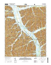 Linton Kentucky Current topographic map, 1:24000 scale, 7.5 X 7.5 Minute, Year 2016