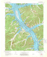 Linton Kentucky Historical topographic map, 1:24000 scale, 7.5 X 7.5 Minute, Year 1967
