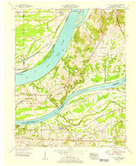 Little Cypress Kentucky Historical topographic map, 1:24000 scale, 7.5 X 7.5 Minute, Year 1954