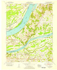 Little Cypress Kentucky Historical topographic map, 1:24000 scale, 7.5 X 7.5 Minute, Year 1954