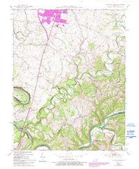 Little Hickman Kentucky Historical topographic map, 1:24000 scale, 7.5 X 7.5 Minute, Year 1952