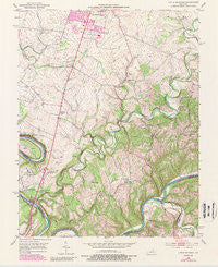 Little Hickman Kentucky Historical topographic map, 1:24000 scale, 7.5 X 7.5 Minute, Year 1952
