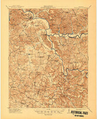 Little Muddy Kentucky Historical topographic map, 1:62500 scale, 15 X 15 Minute, Year 1914