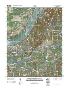 Little Cypress Kentucky Historical topographic map, 1:24000 scale, 7.5 X 7.5 Minute, Year 2013